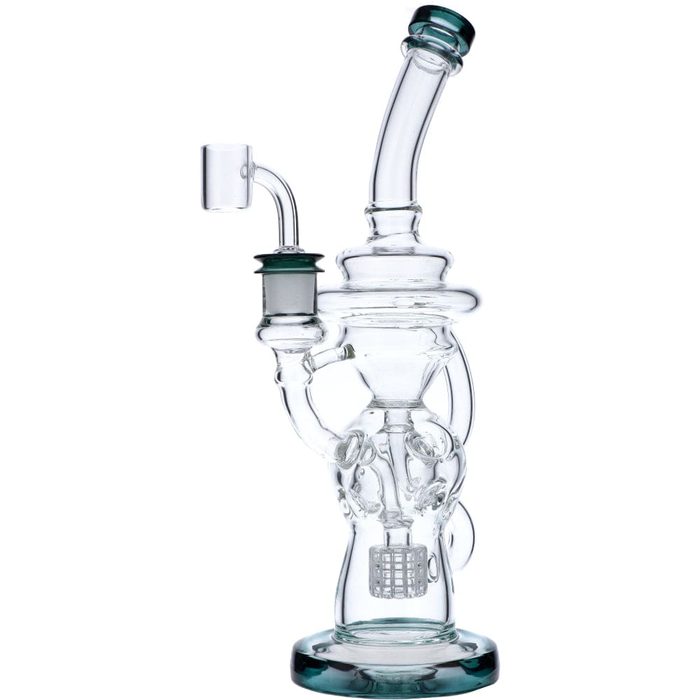 Bent Neck Matrix Recycler Water Pipe