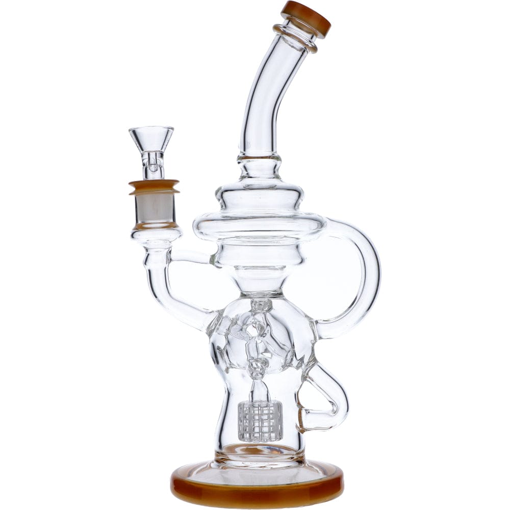 Bent Neck Matrix Recycler Water Pipe