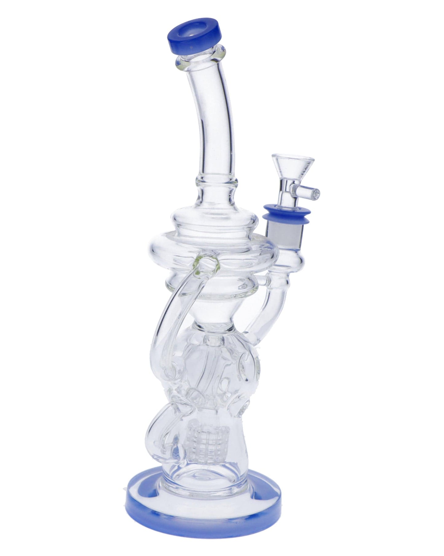 Bent Neck Matrix Recycler Water Pipe