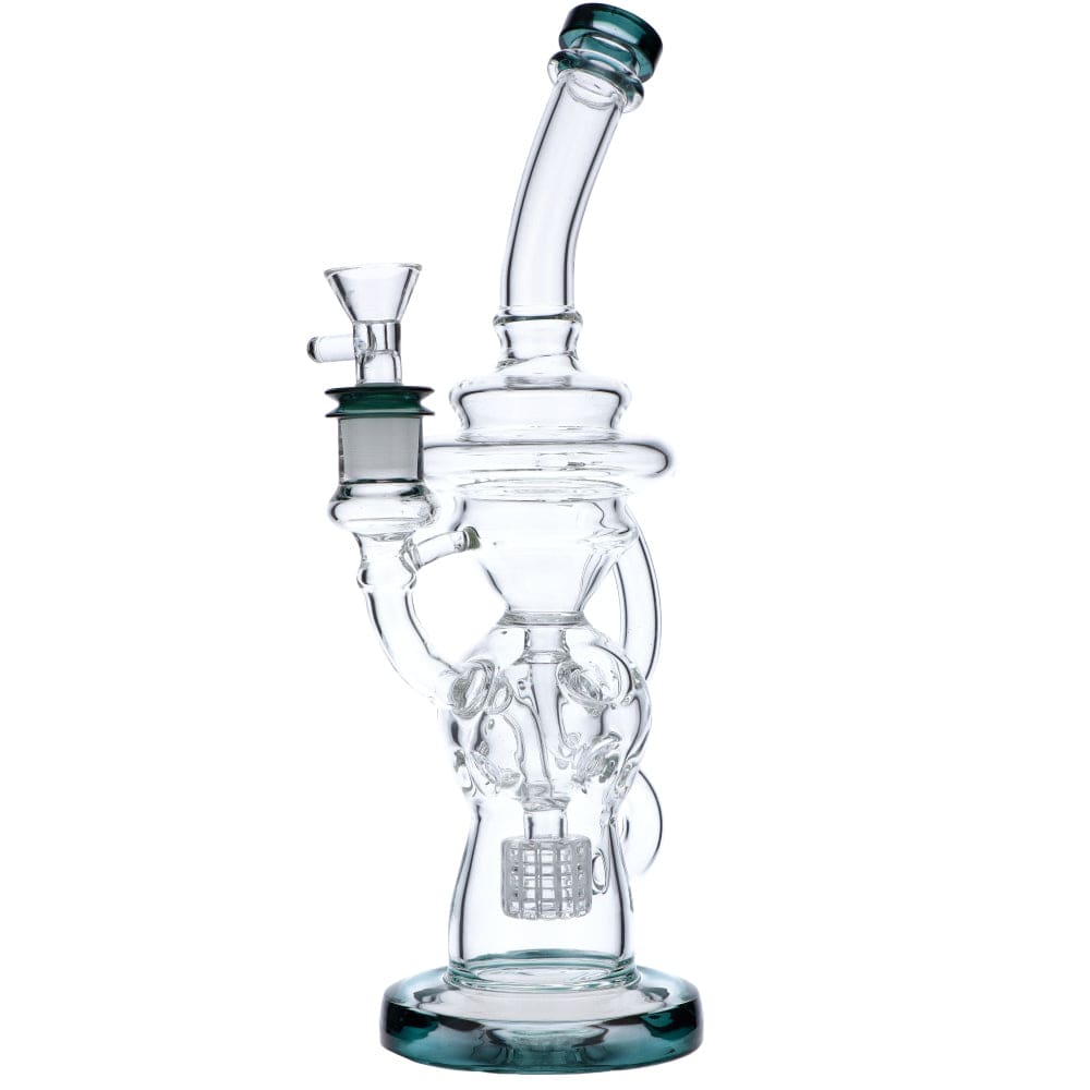 Bent Neck Matrix Recycler Water Pipe