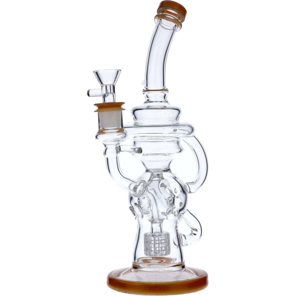 Bent Neck Matrix Recycler Water Pipe