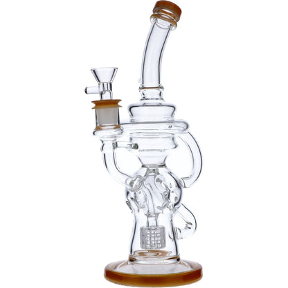 Bent Neck Matrix Recycler Water Pipe