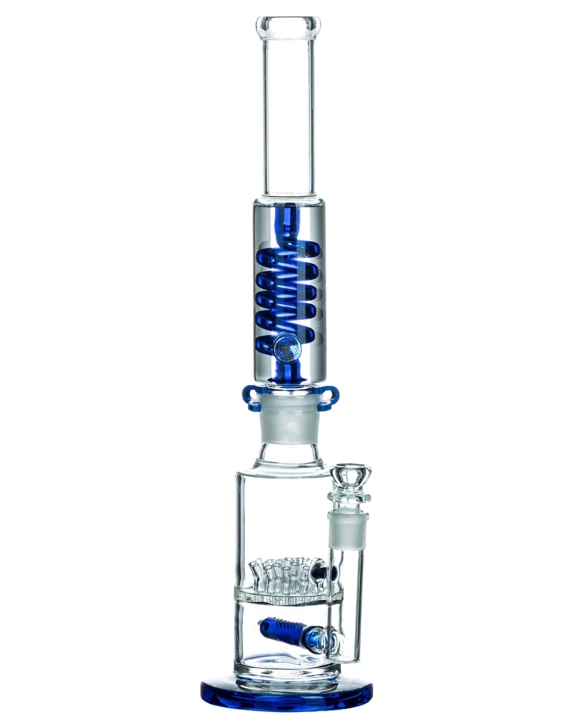 Big Sprinkler to Removable Glycerin Coil Bong - East Loud