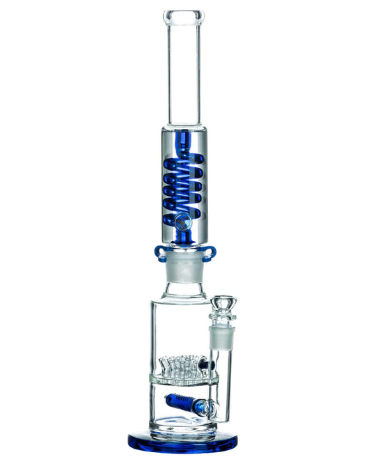 Big Sprinkler to Removable Glycerin Coil Bong - East Loud