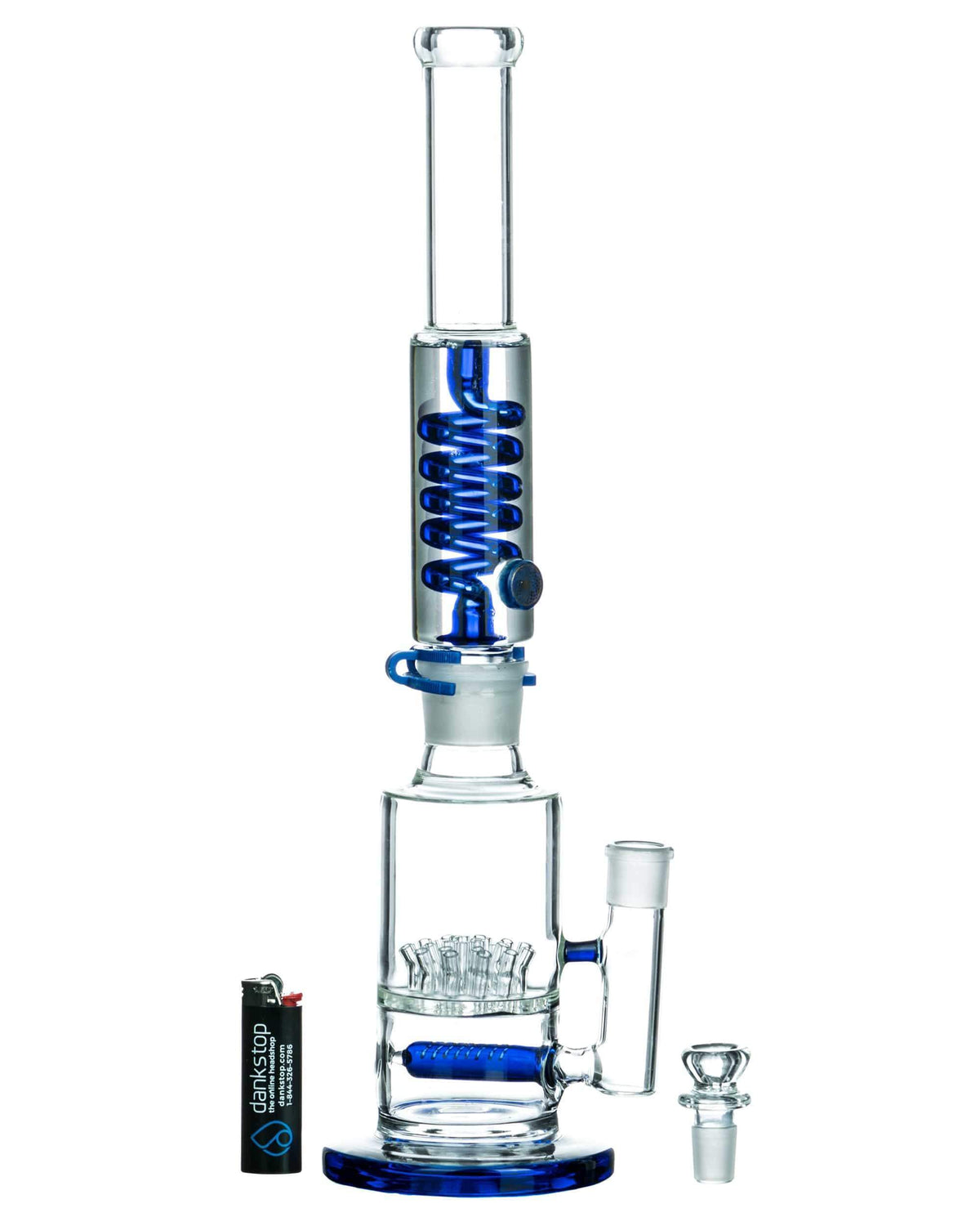 Big Sprinkler to Removable Glycerin Coil Bong - view 5