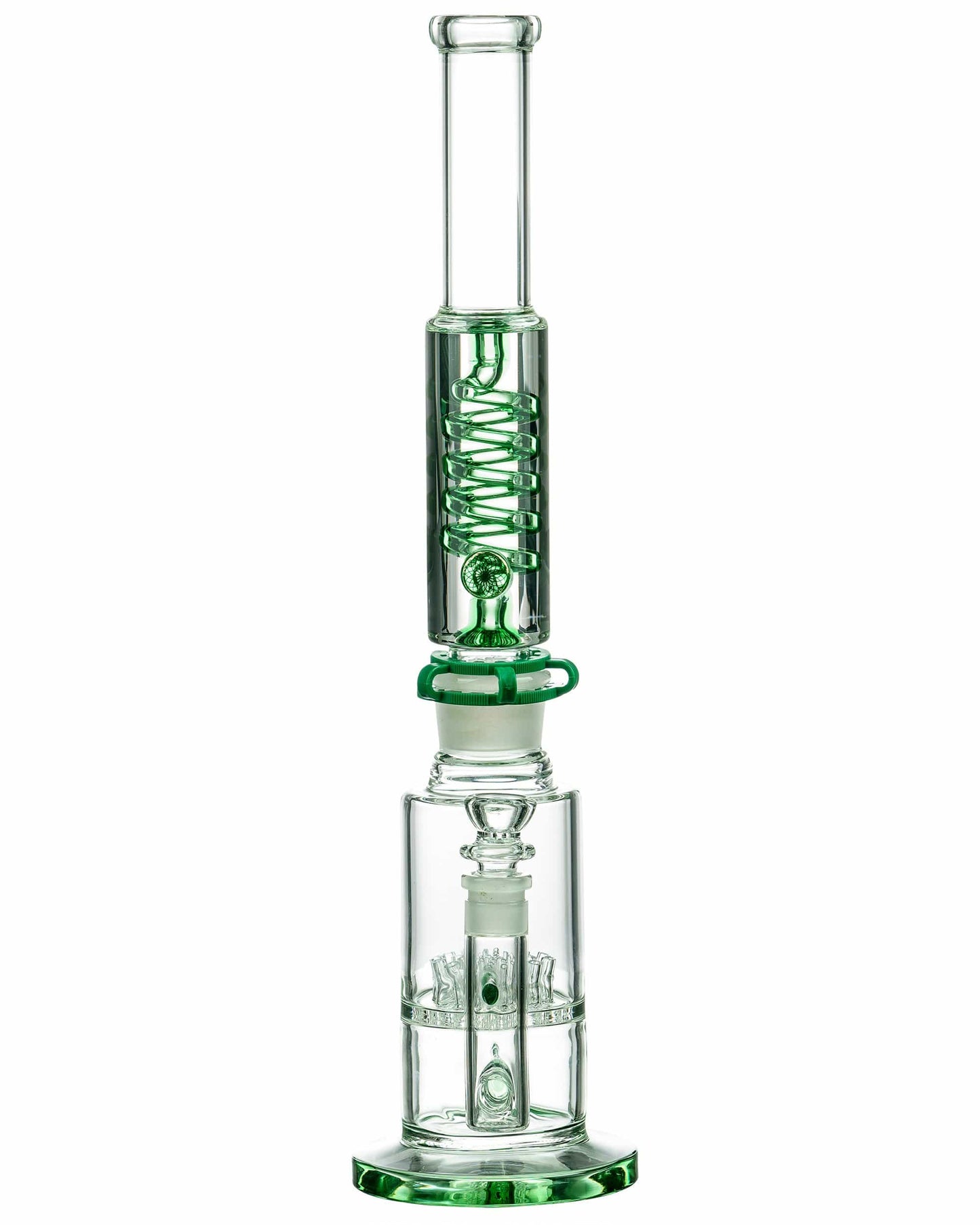 Big Sprinkler to Removable Glycerin Coil Bong - view 12