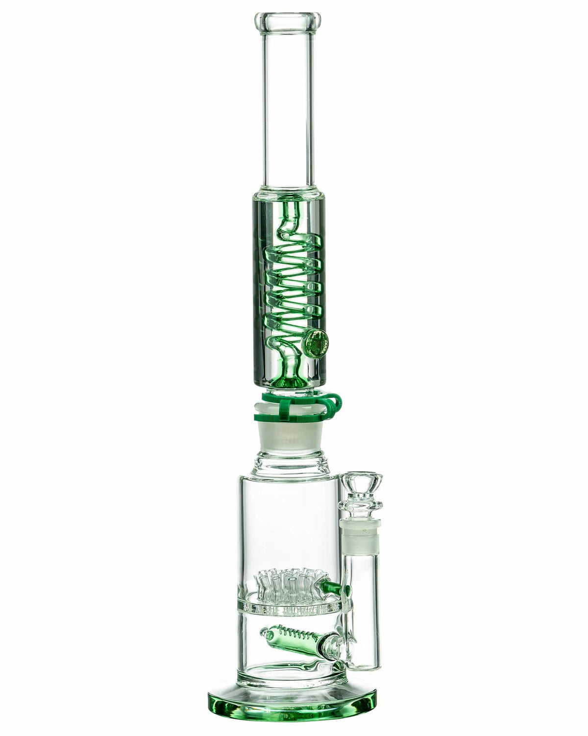 Big Sprinkler to Removable Glycerin Coil Bong - view 11