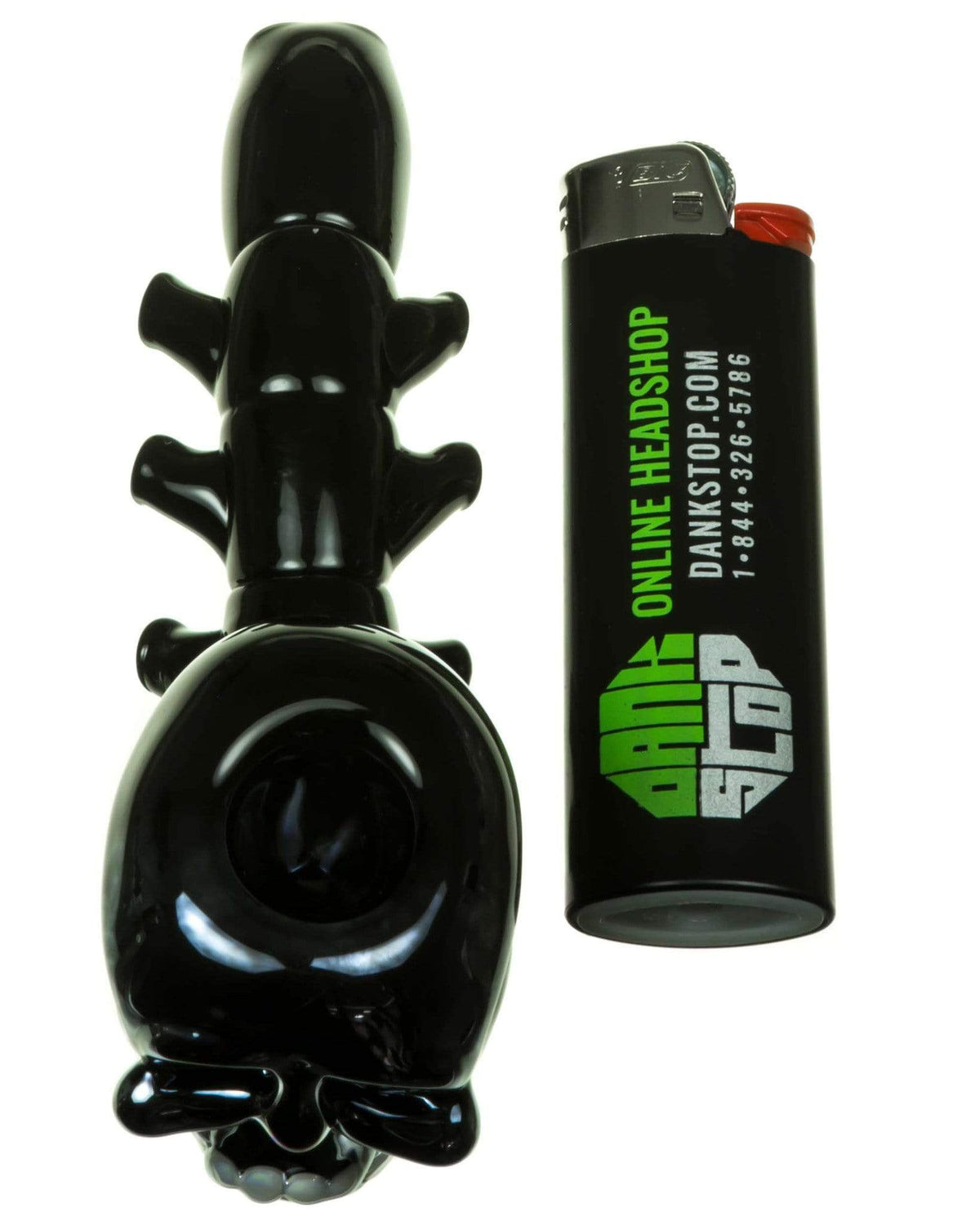 Black and Blue Skull Hand Pipe