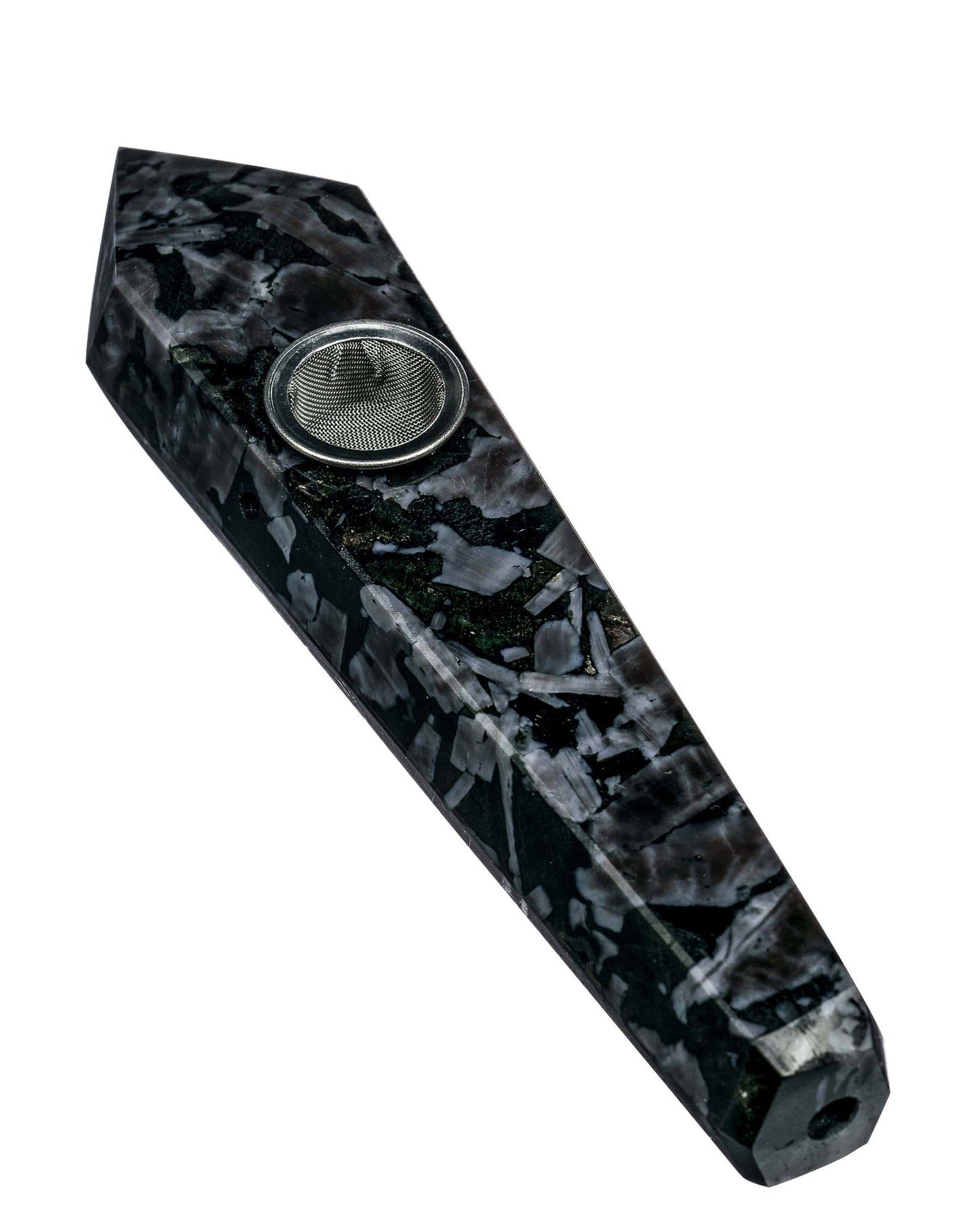 Black Onyx Stone Pipe - view 2