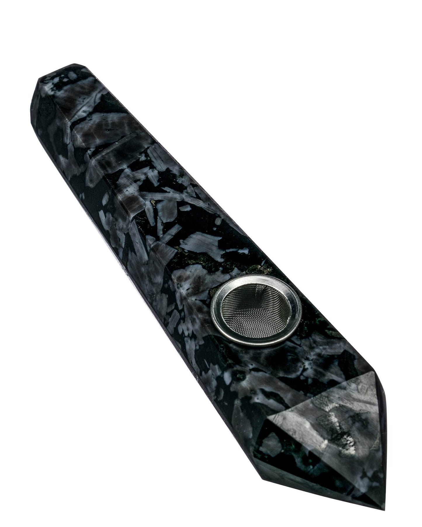 Black Onyx Stone Pipe - East Loud