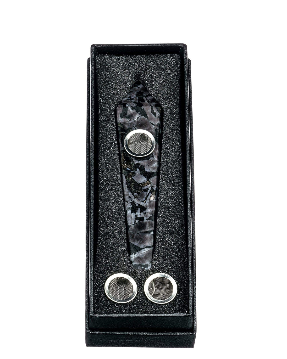Black Onyx Stone Pipe - view 6