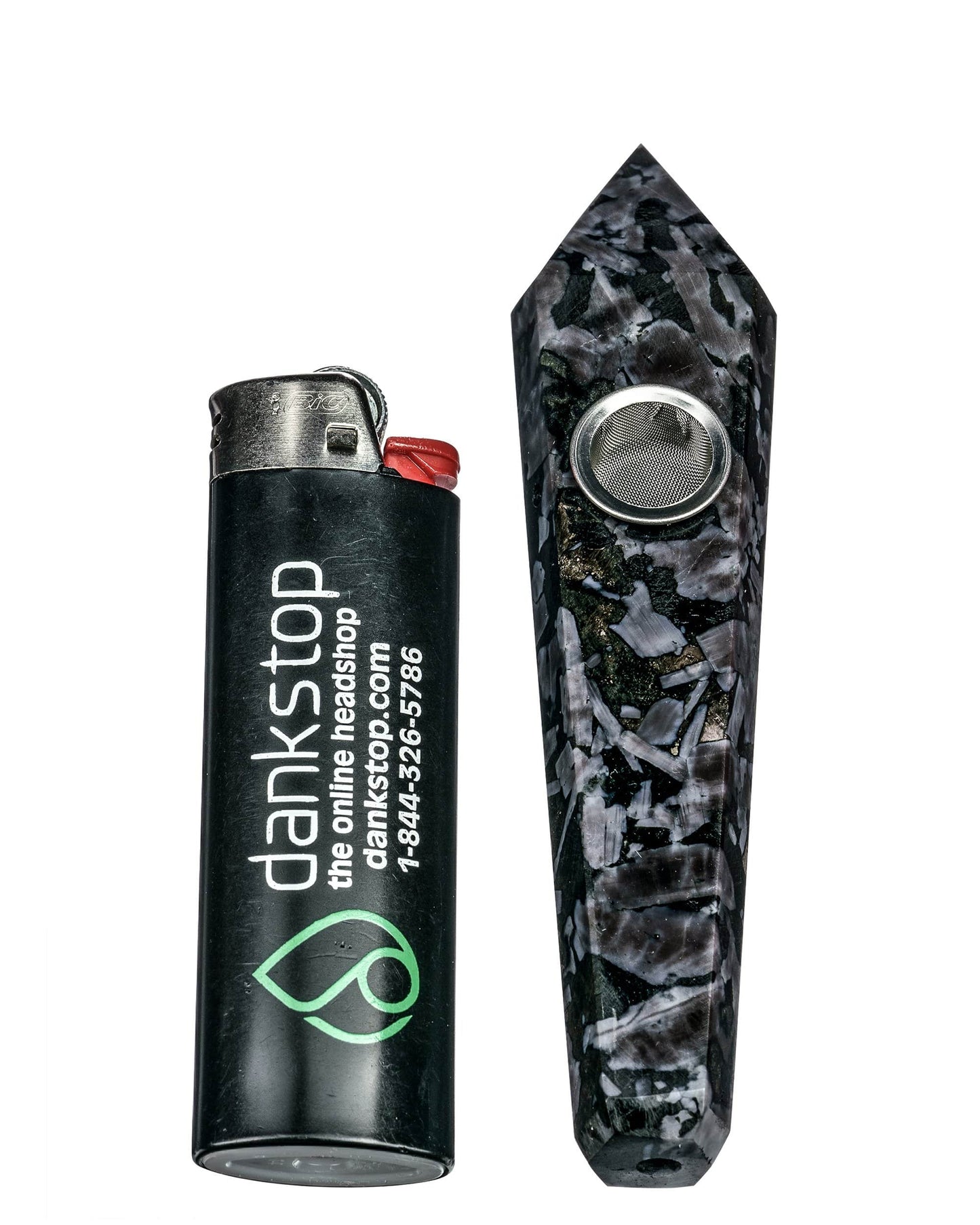 Black Onyx Stone Pipe - view 5