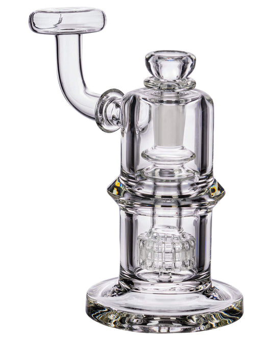 Chambered Mouthpiece Matrix Barrel Bubbler - East Loud