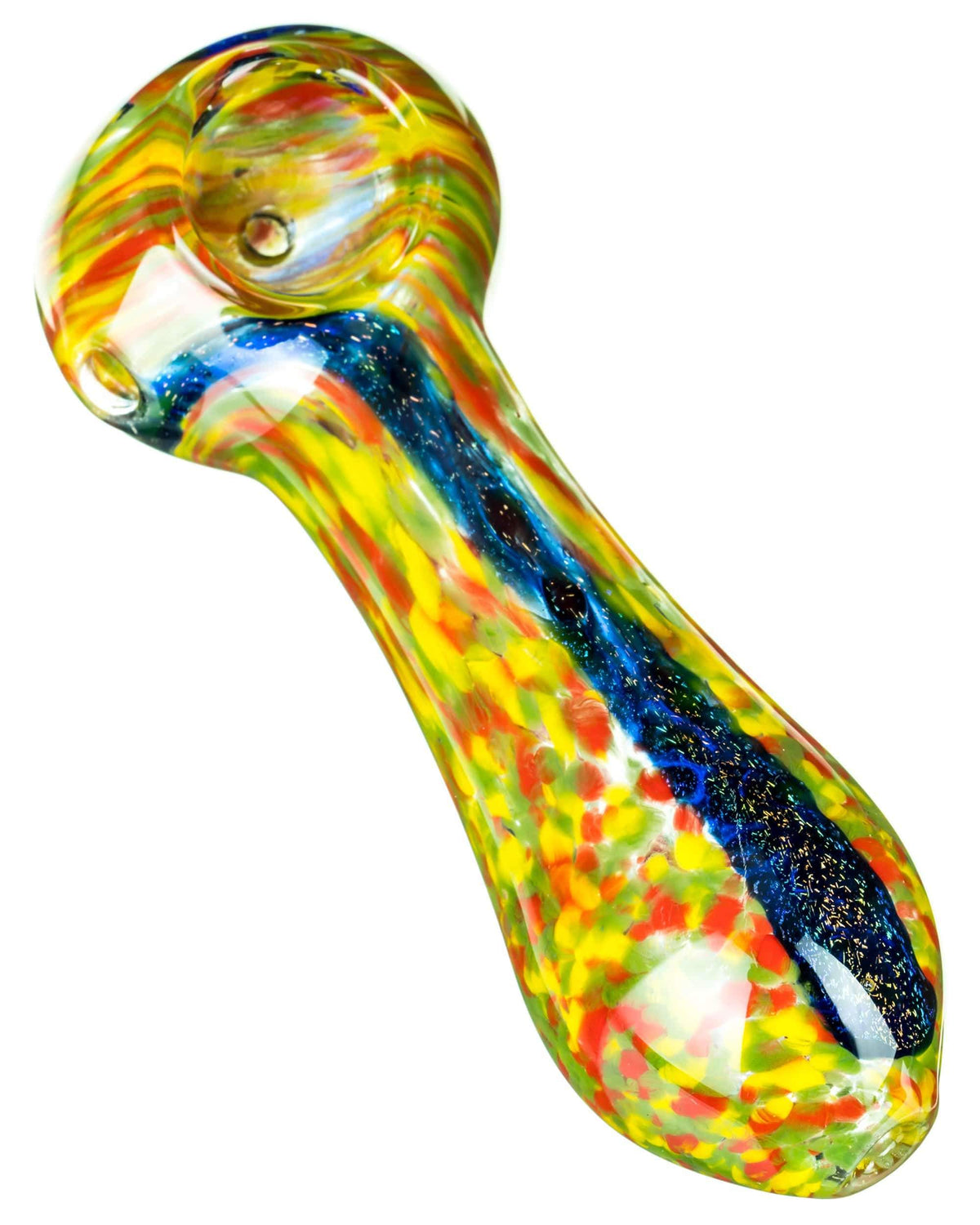 Dichro Stripe Fritted Hand Pipe