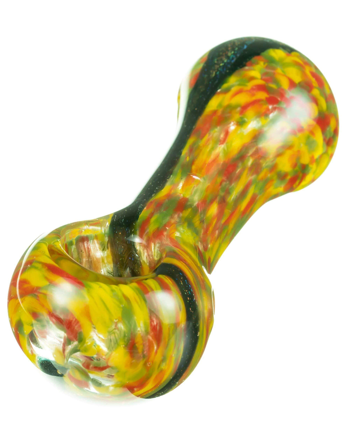 Dichro Stripe Fritted Hand Pipe