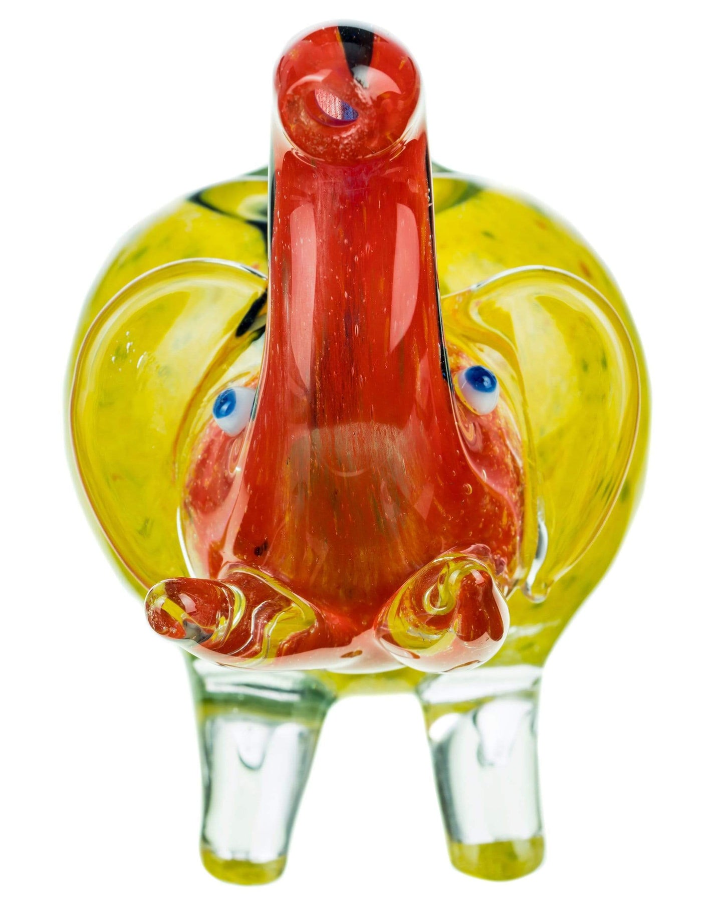 Dichro Striped Rasta Elephant Pipe