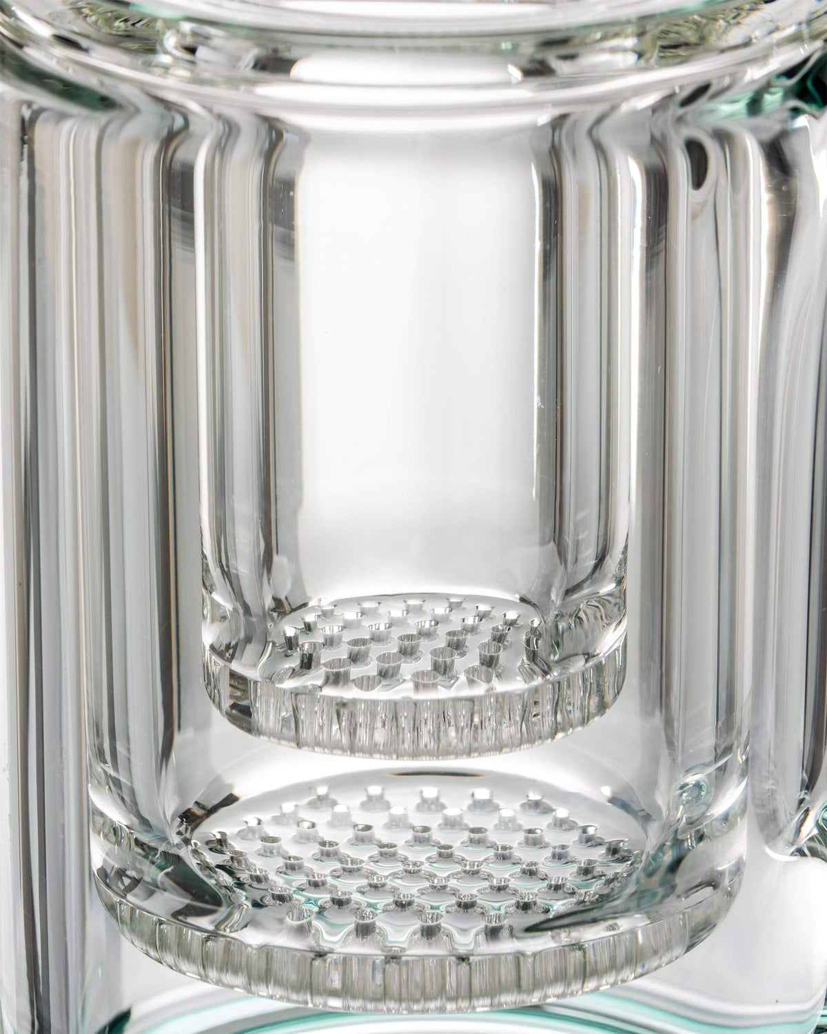 Double Inset Honeycomb to UFO Perc Bong w/ Ice Catcher - view 6
