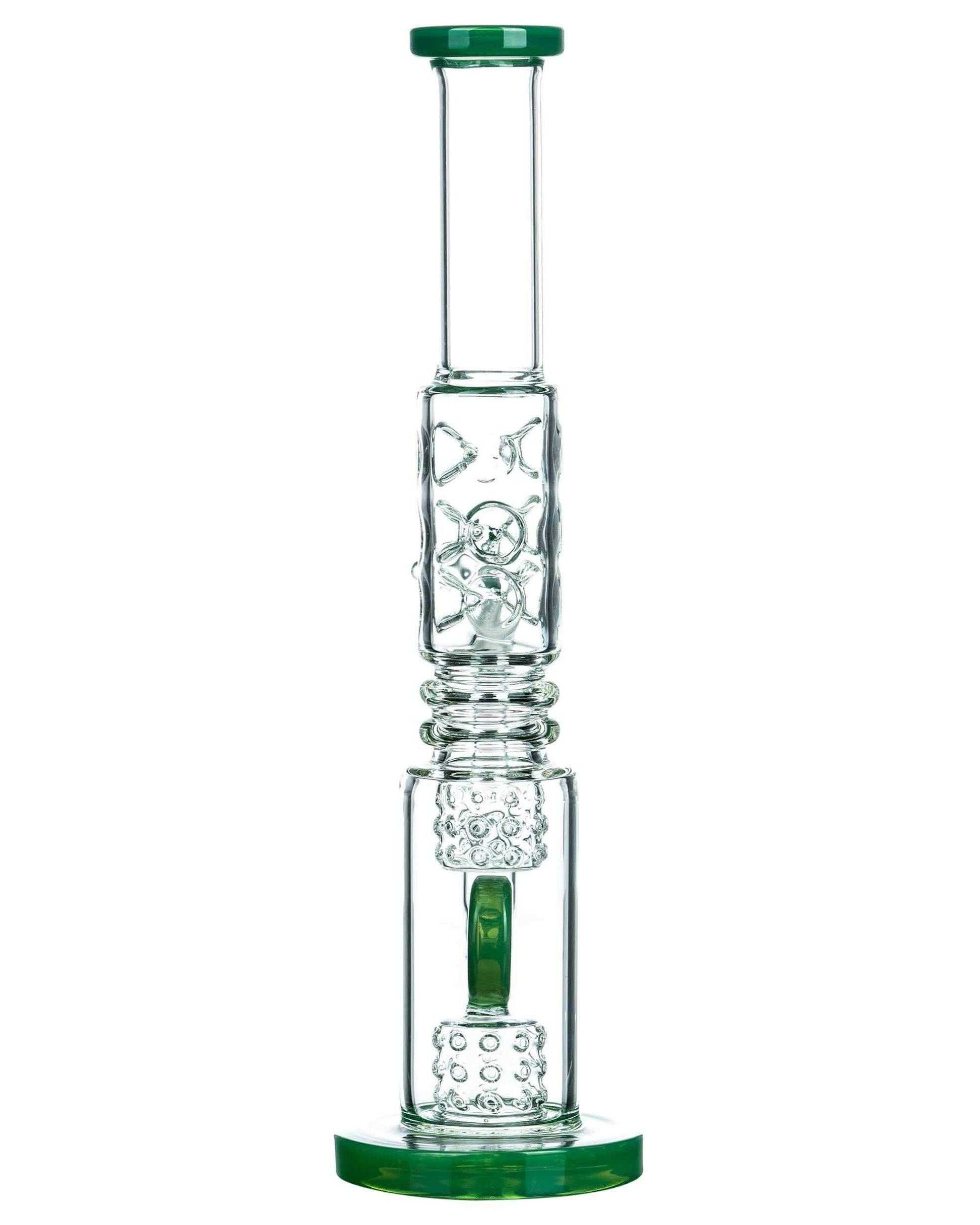 Fire Cut Inset to Donut Perc Big Bong - view 8