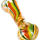 Flat Mouth Rasta Swirl Spoon Pipe - view 8