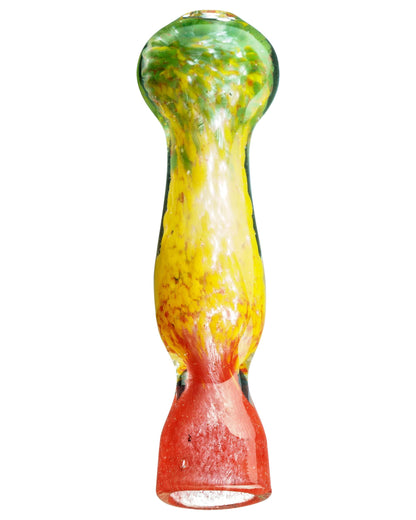 Fritted Glass Rasta Chillum