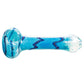 Fritted Spoon Pipe with Swirl Accents