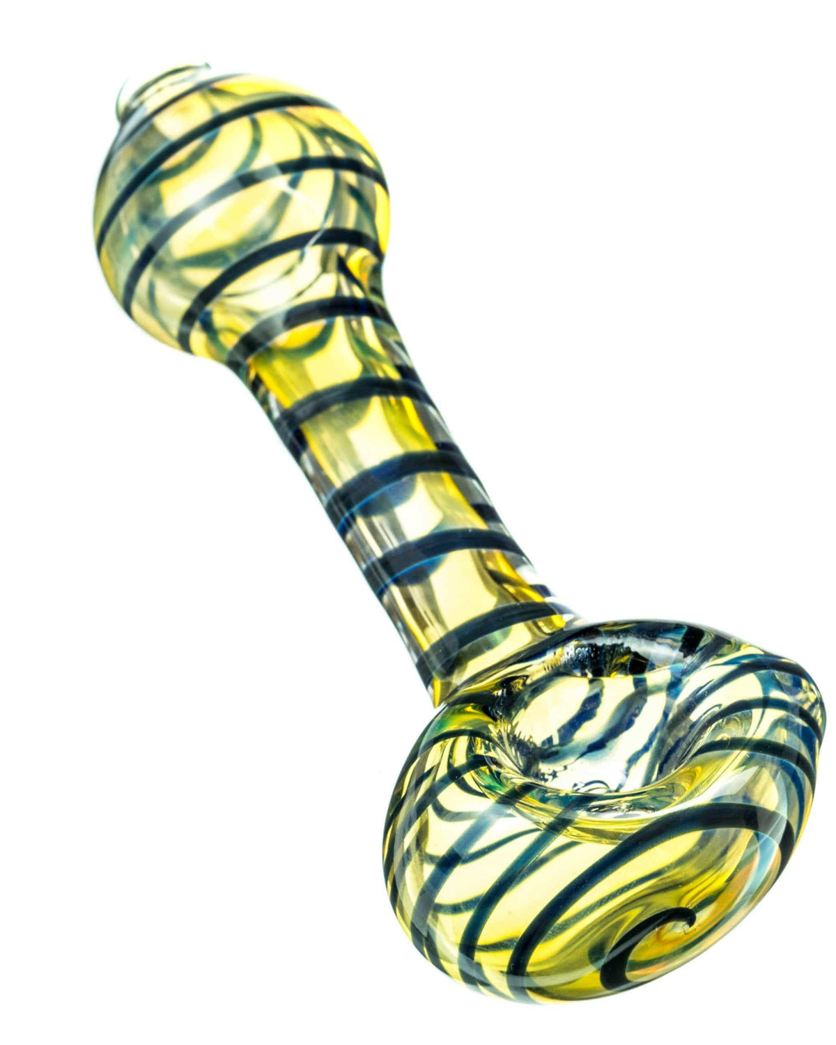 Full Spiral Fumed Mini Spoon Pipe - view 8