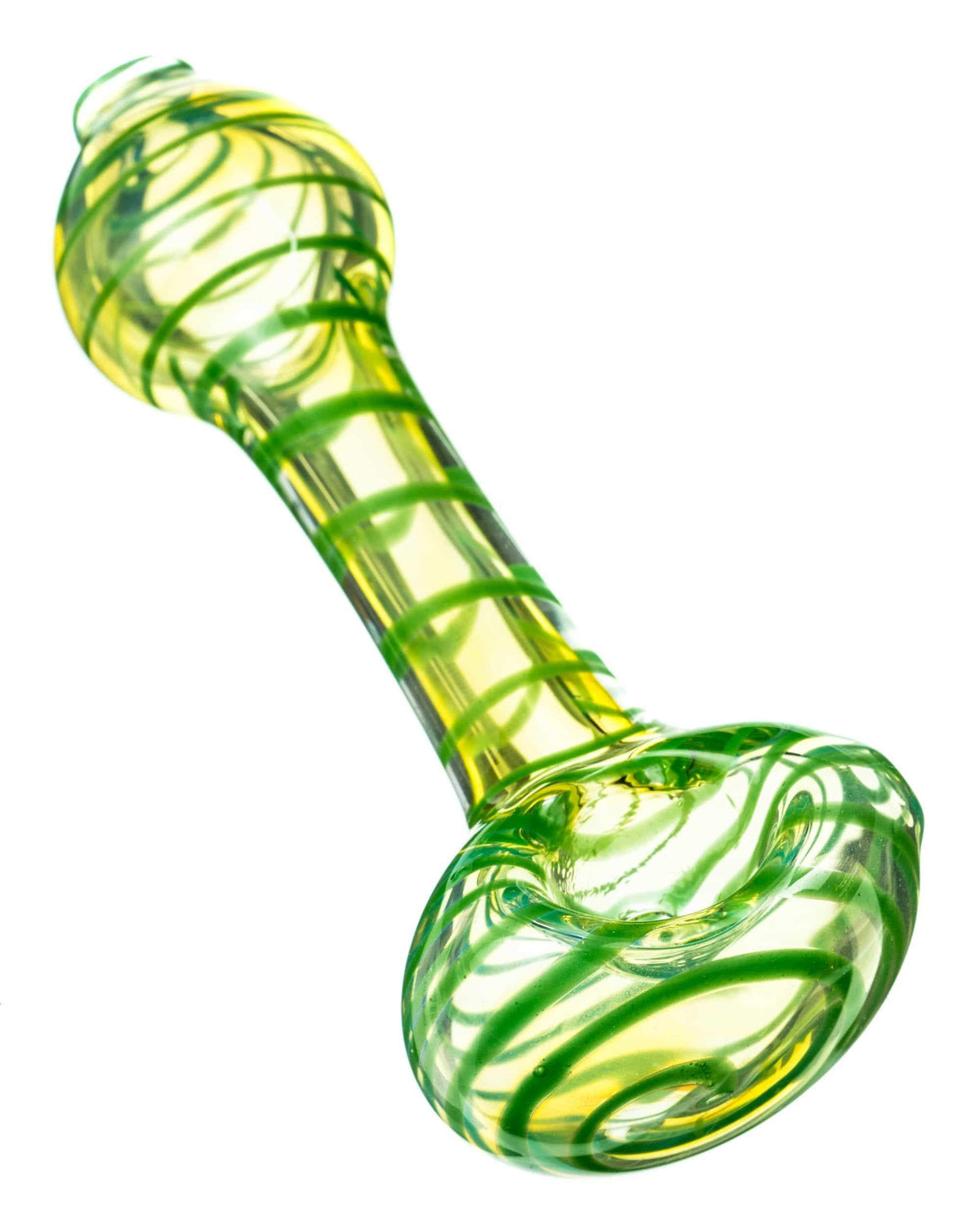 Full Spiral Fumed Mini Spoon Pipe - view 2