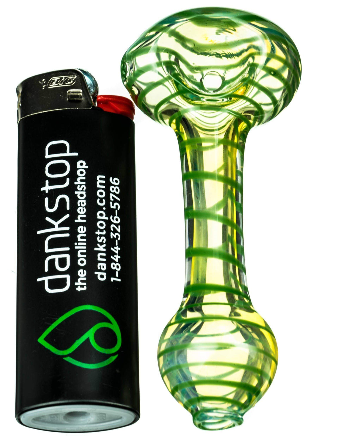 Full Spiral Fumed Mini Spoon Pipe - view 5