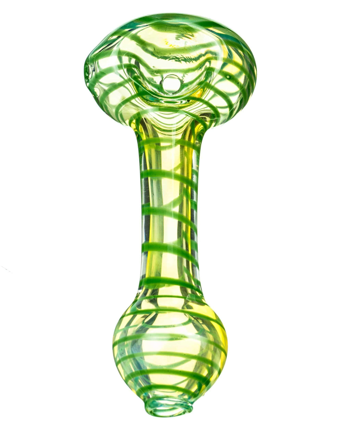 Full Spiral Fumed Mini Spoon Pipe - view 4