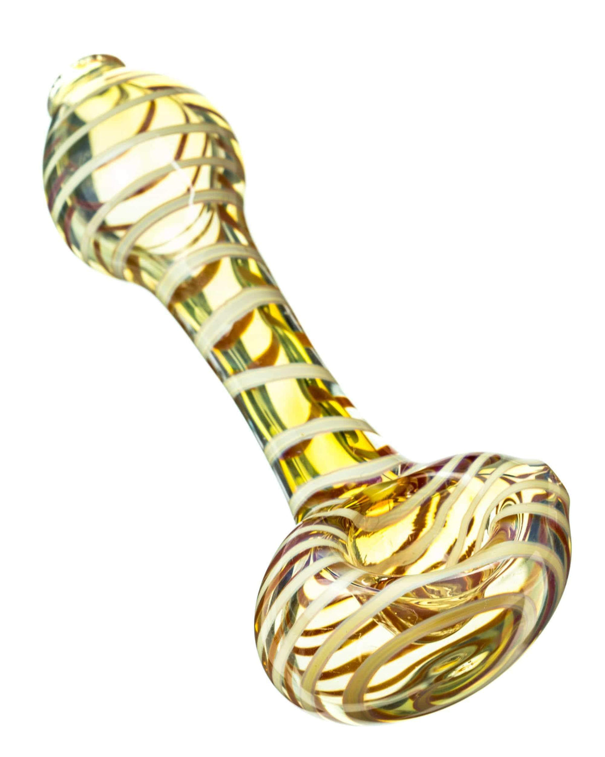 Full Spiral Fumed Mini Spoon Pipe - view 6