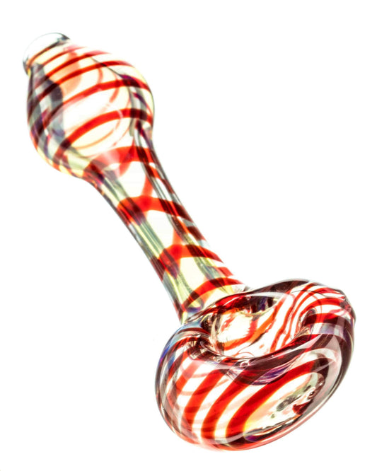 Full Spiral Fumed Mini Spoon Pipe - East Loud