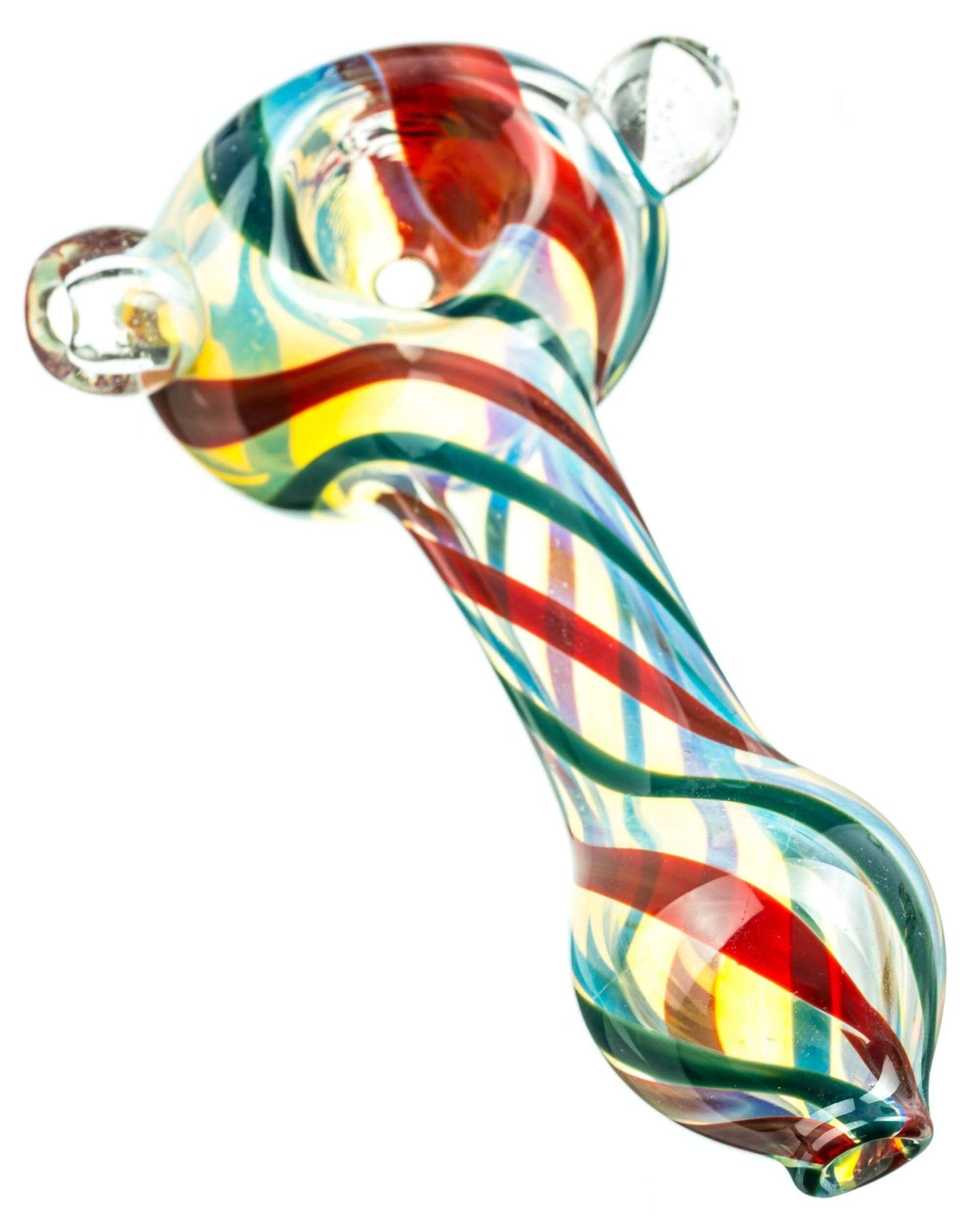 Glass Marble Fumed Spoon Pipe