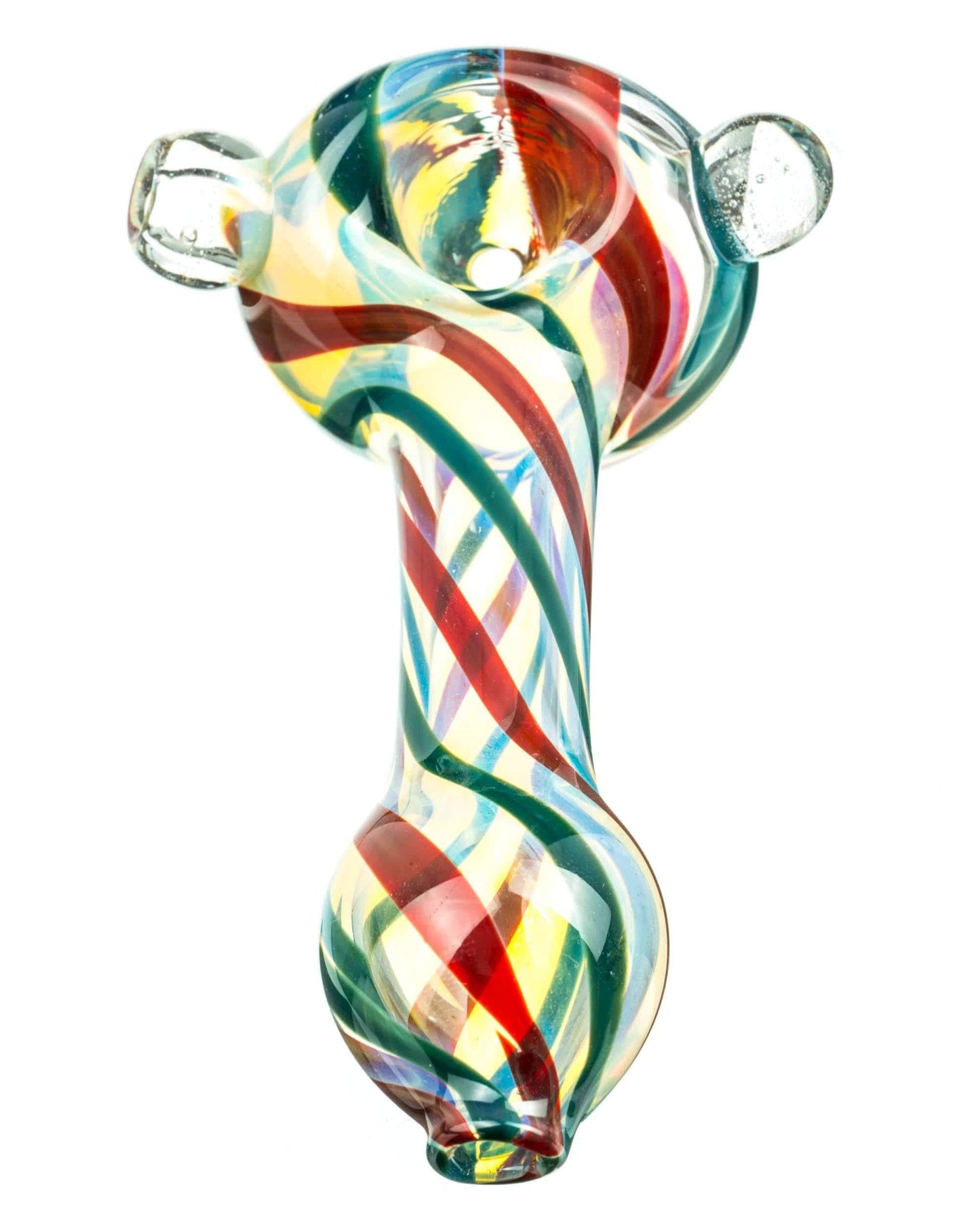 Glass Marble Fumed Spoon Pipe