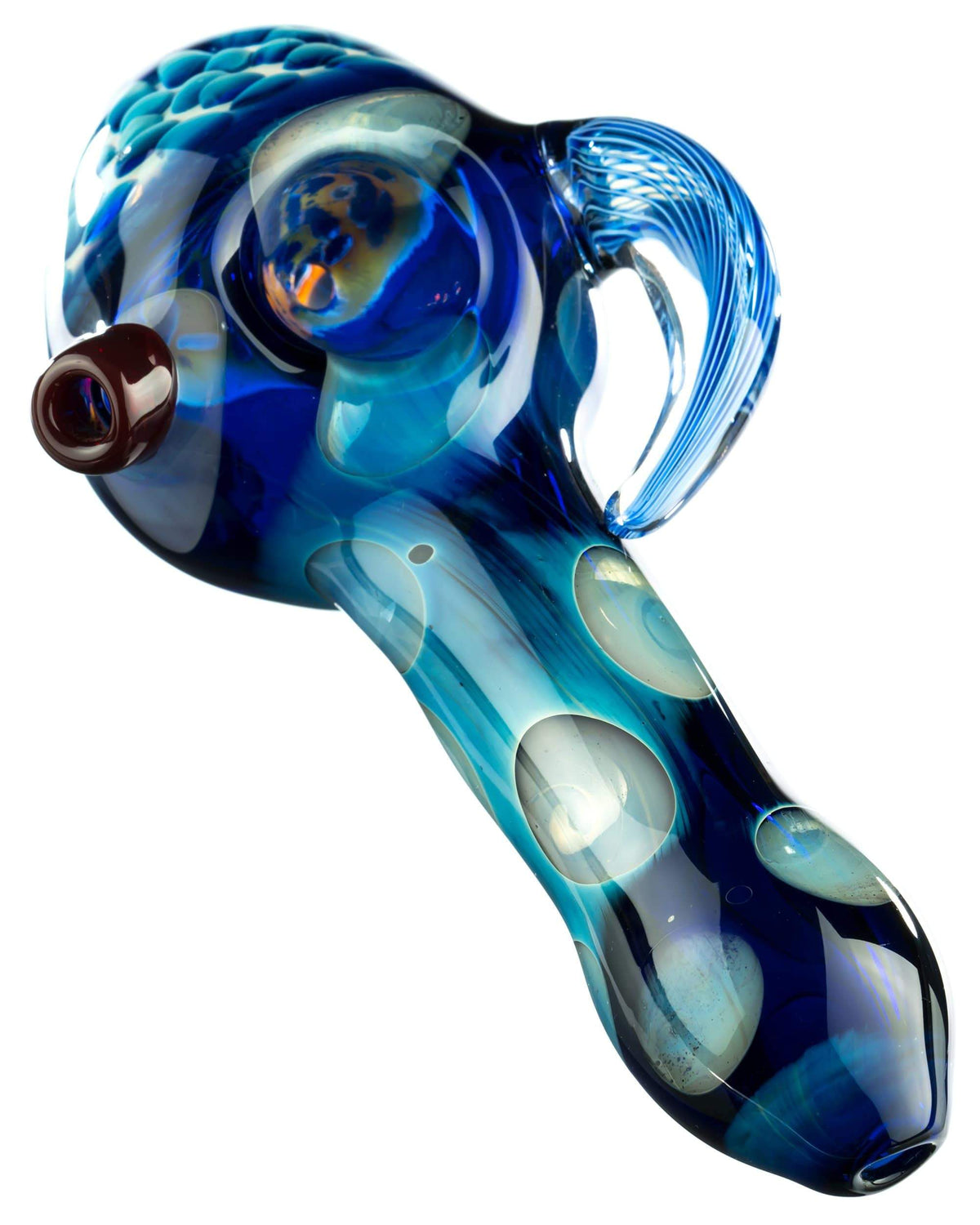 Glass Spoon with Bubbled Tubing - view 2