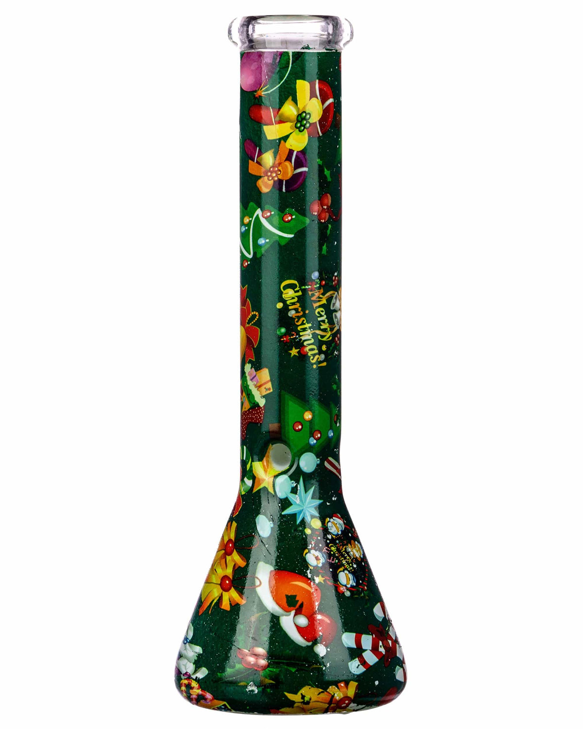 Holiday Wrapped Beaker Bong