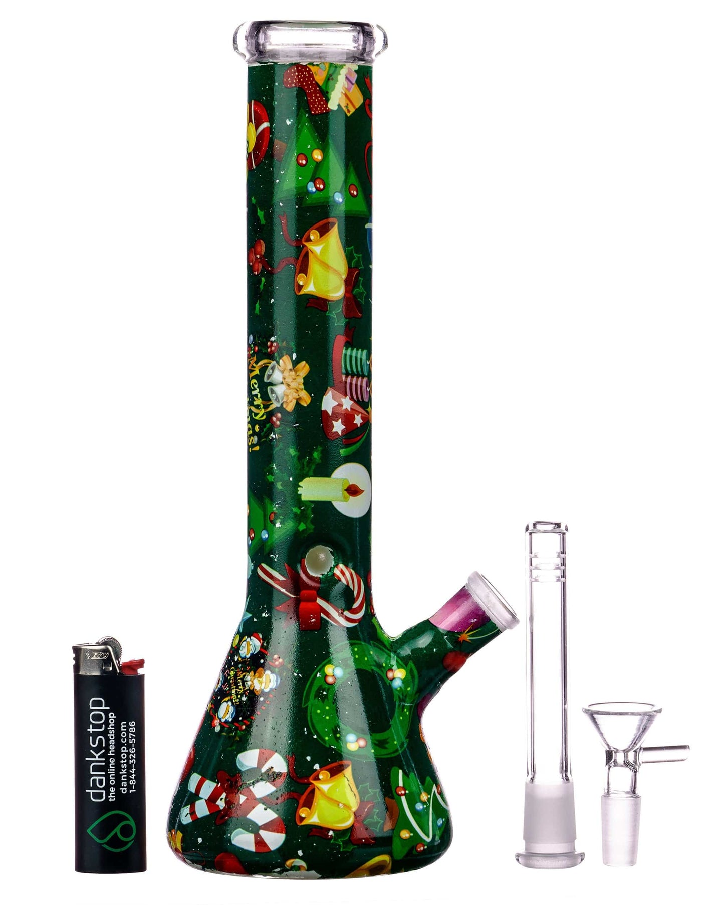 Holiday Wrapped Beaker Bong