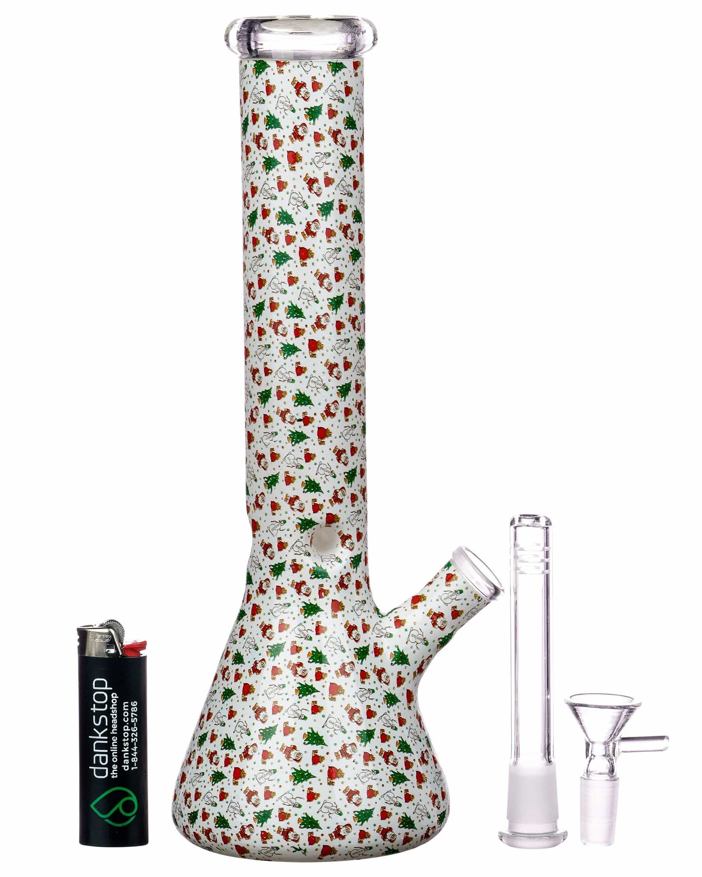 Holiday Wrapped Beaker Bong