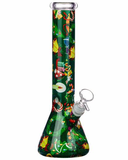 Holiday Wrapped Beaker Bong