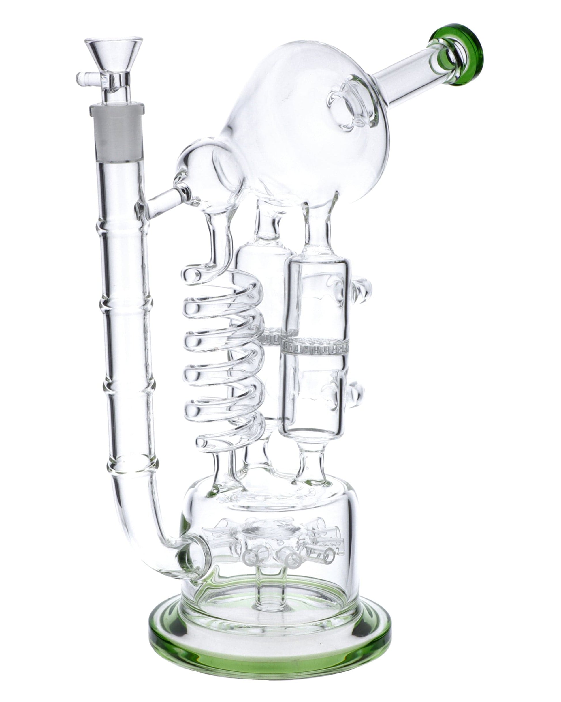 Dual Honeycomb to Sprinkler Perc Chimera Bong - view 3
