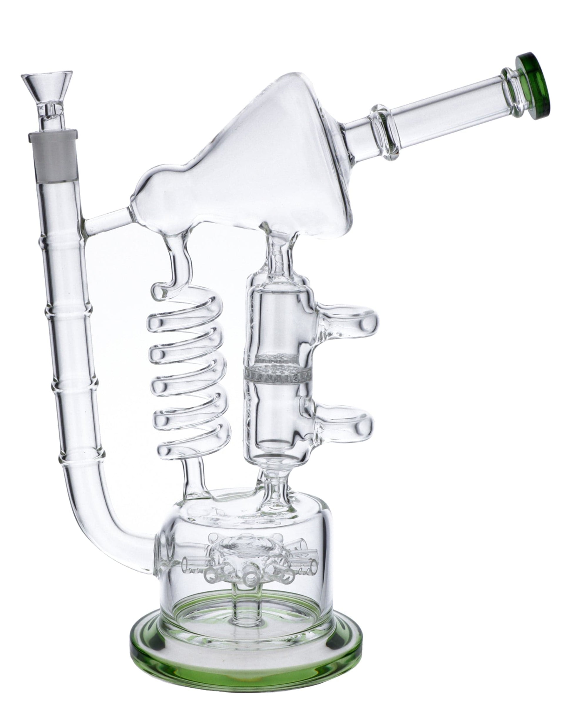 Dual Honeycomb to Sprinkler Perc Chimera Bong - East Loud
