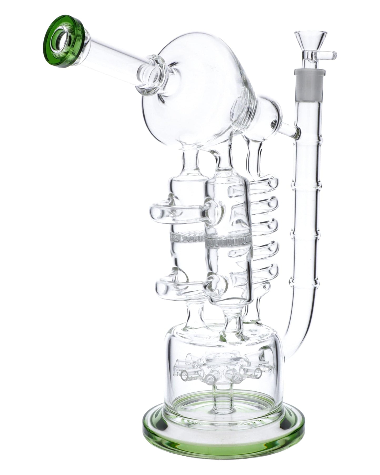 Dual Honeycomb to Sprinkler Perc Chimera Bong - view 5