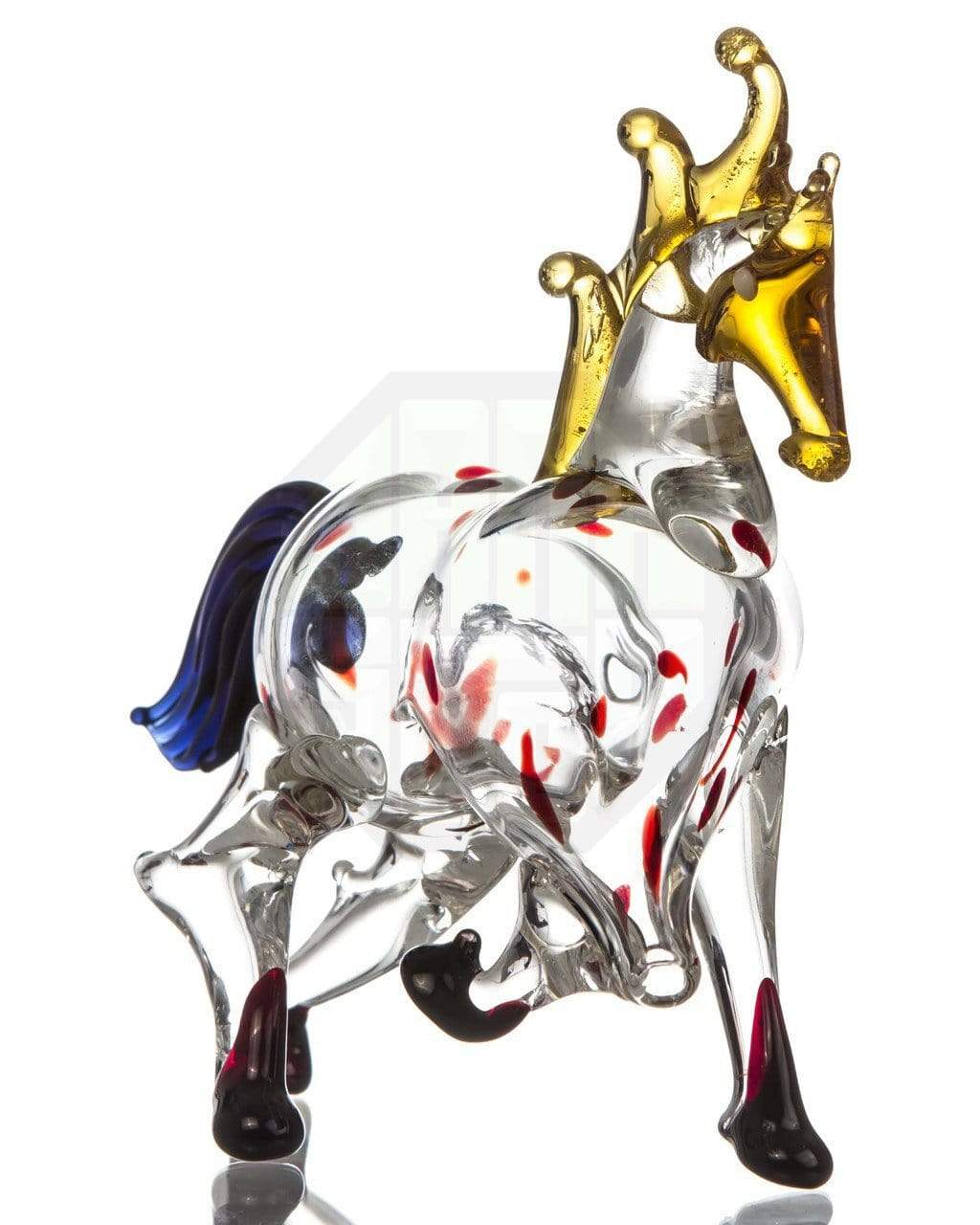 Horse Themed Glass Pipe - East Loud