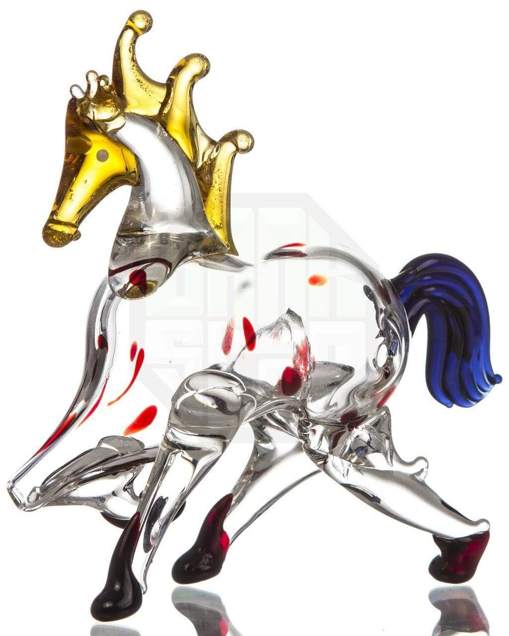 Horse Themed Glass Pipe - view 2