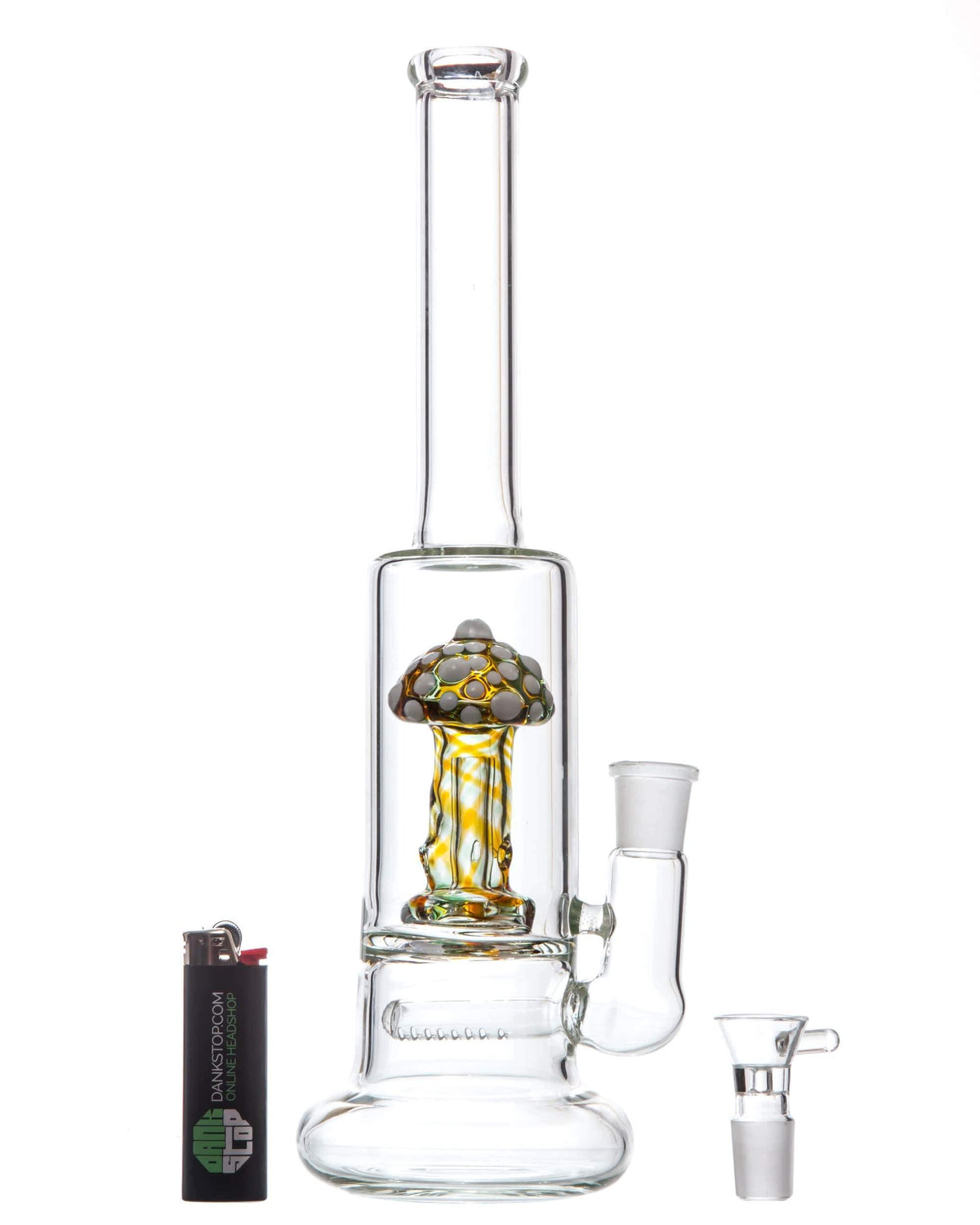 Inline to Mushroom Perc Water Pipe