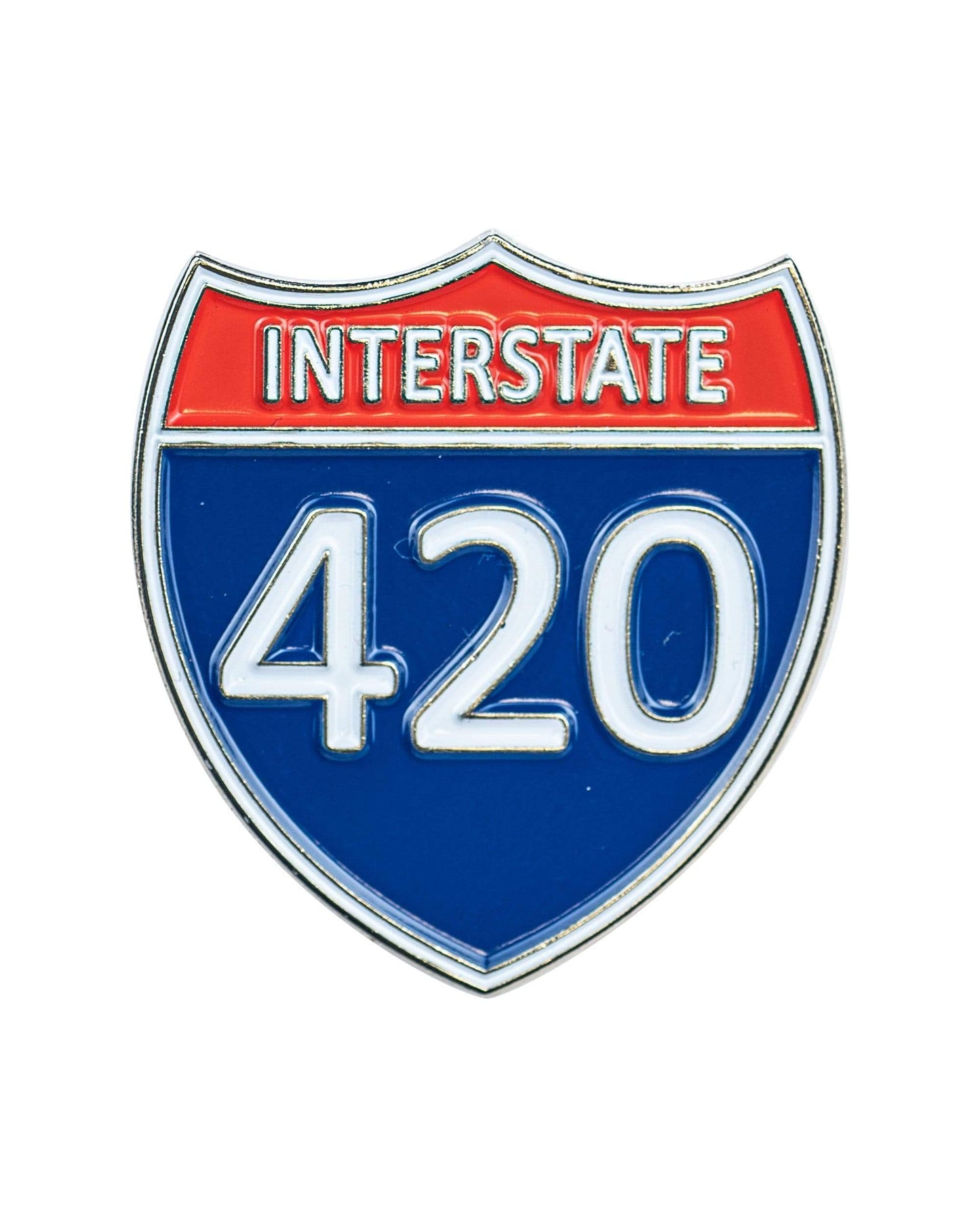 Interstate 420 Metal Pin