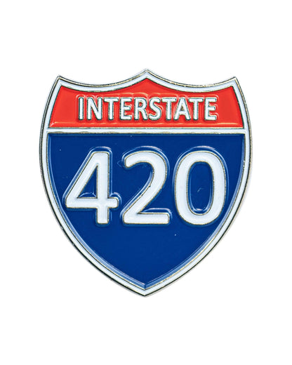 Interstate 420 Metal Pin