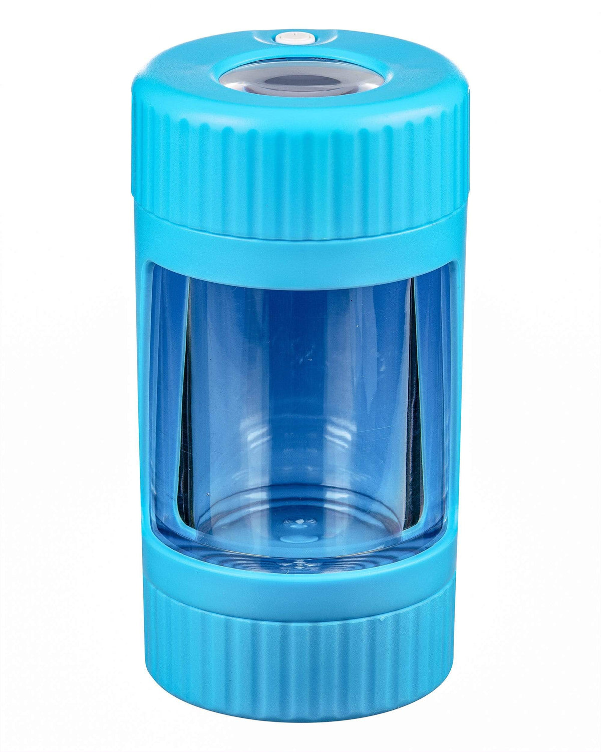 LED Viewing Chamber Stash Jar and Grinder - East Loud