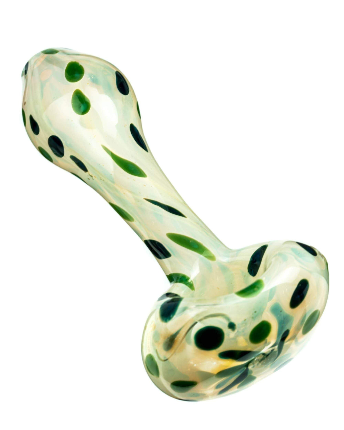 Milky Spotted Spoon Pipe - East Loud
