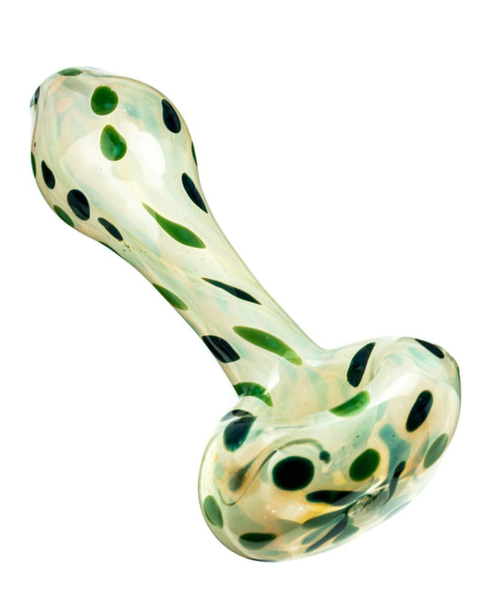 Milky Spotted Spoon Pipe - East Loud
