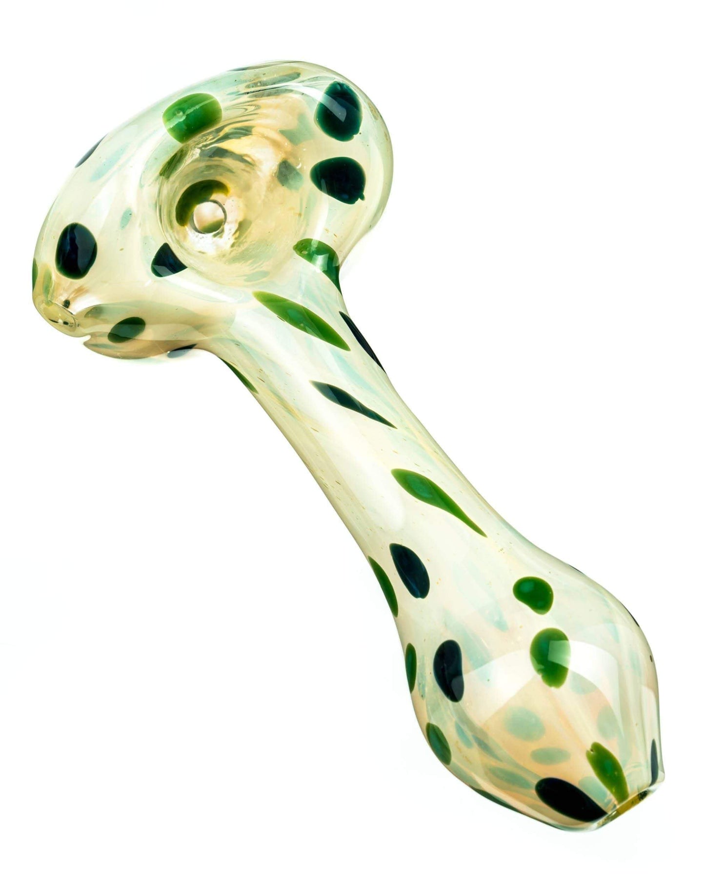 Milky Spotted Spoon Pipe - view 2
